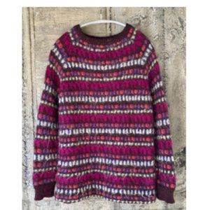 Vintage Prada Mohair Sweater Multicolored Women's Size Small